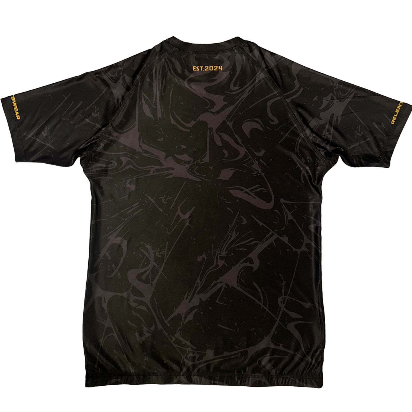RELENTLESS Short-Sleeve Flow Rashguard - Black