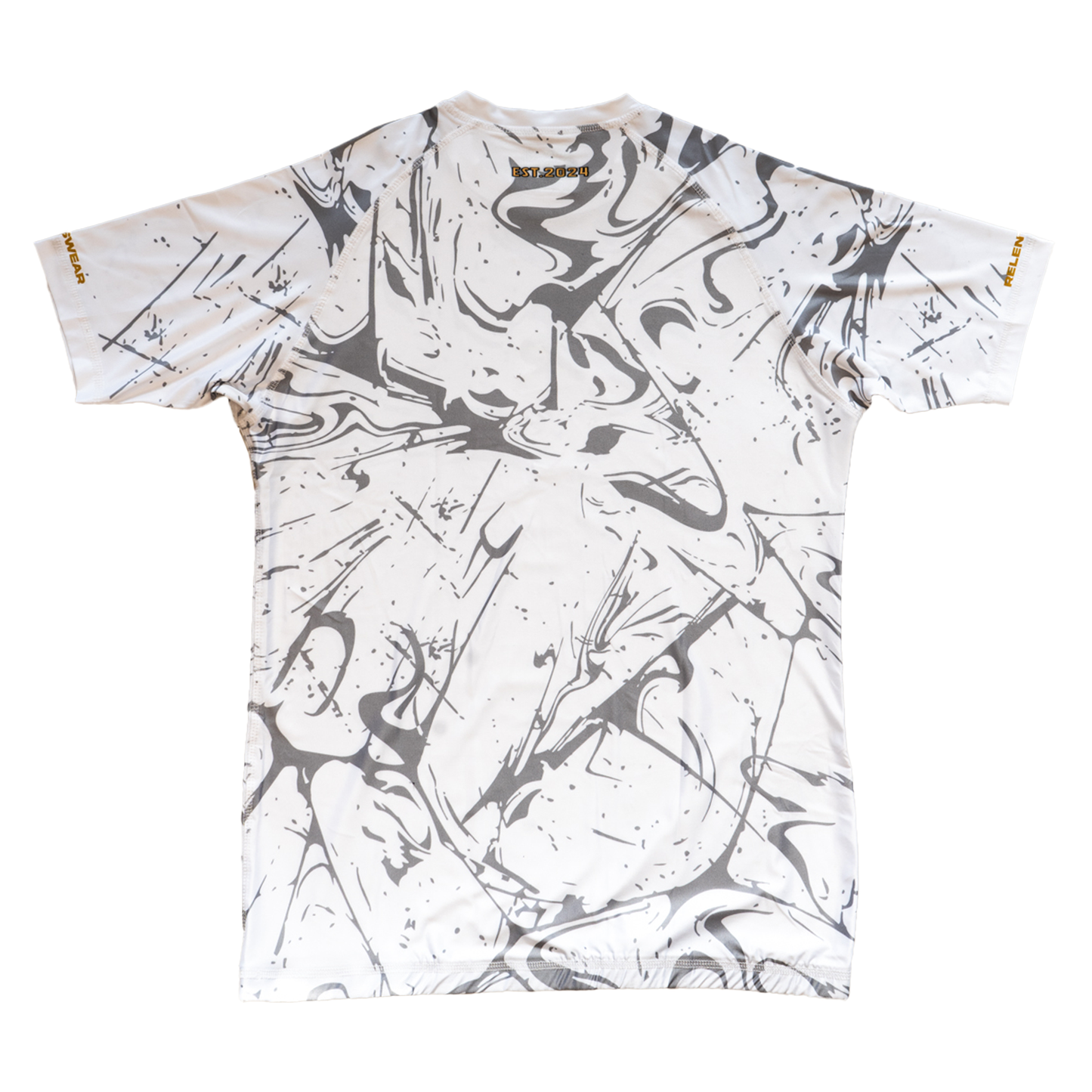 RELENTLESS Short-Sleeve Flow Rashguard - White