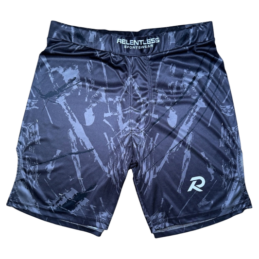 RELENTLESS Short-Split Performance Shorts - Midnight Black