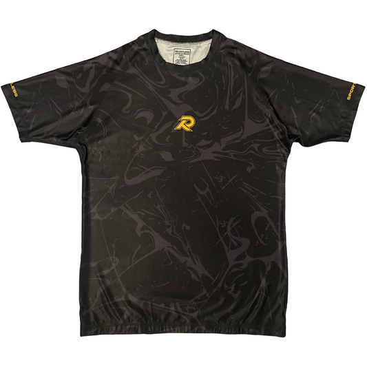 RELENTLESS Short-Sleeve Flow Rashguard - Black