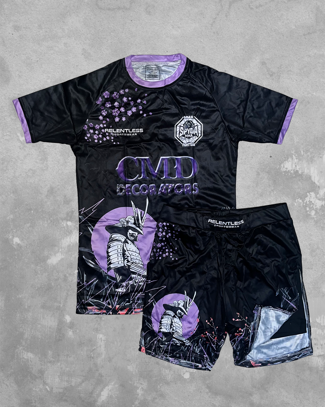 Jayden Mills custom Relentless MMA kit