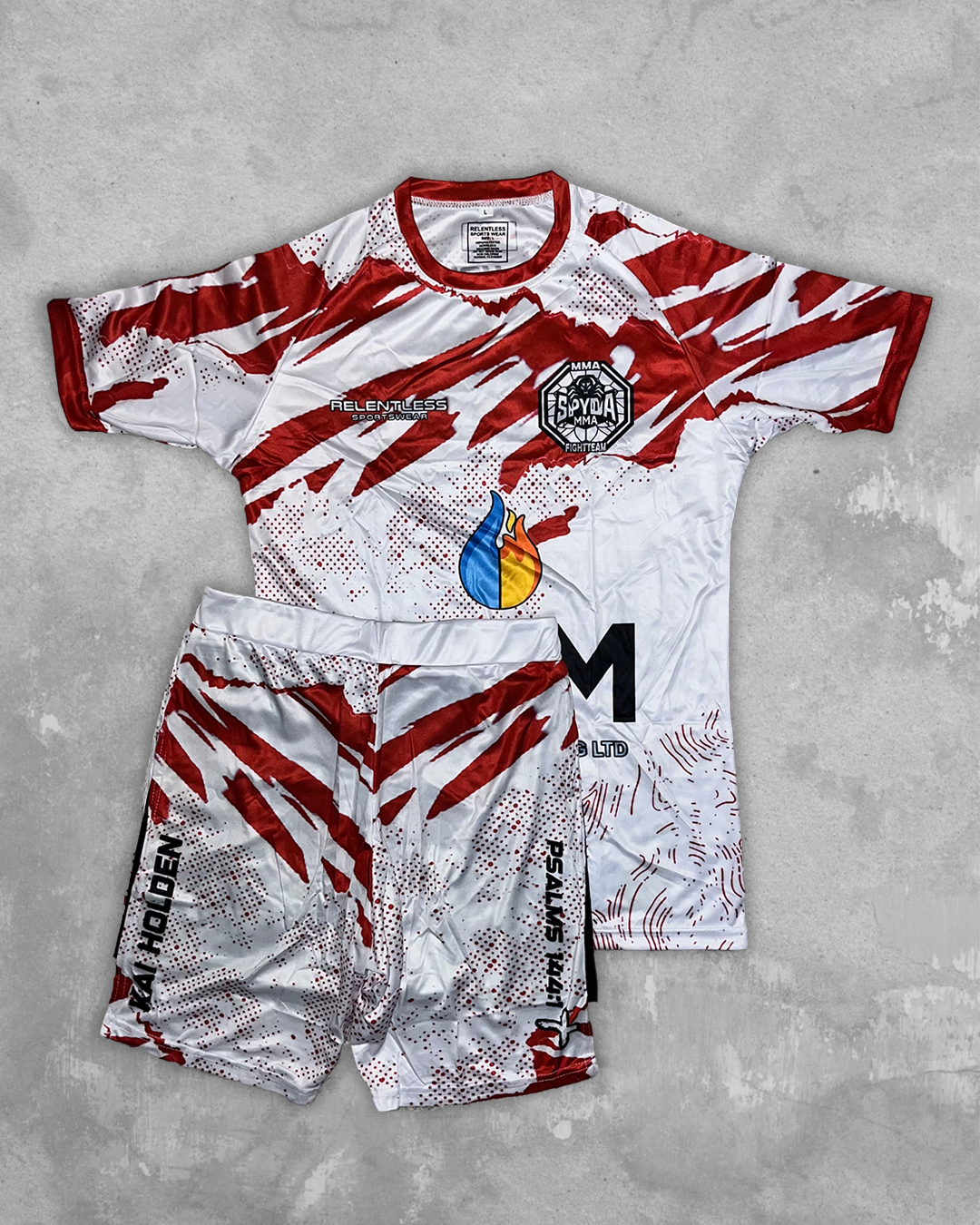 Kai Holden custom Relentless MMA kit