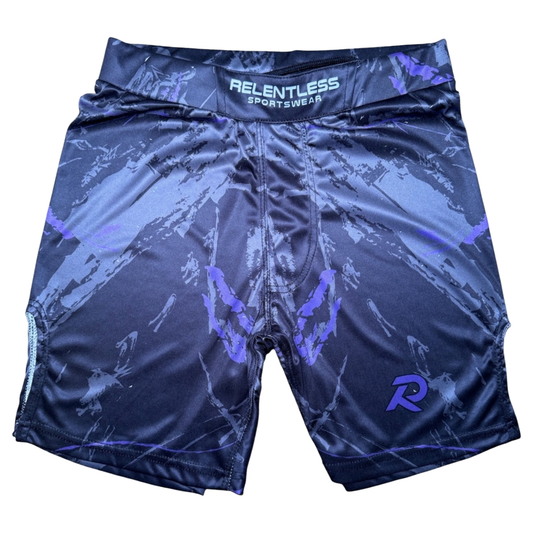 RELENTLESS Short-Split Performance Shorts - Royal Purple